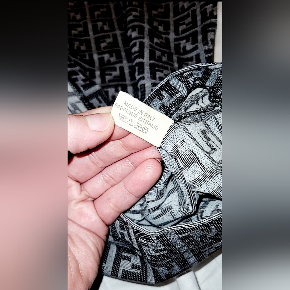 Fendi Zucca Black/Gray Shirt - Picture 10 of 12